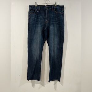 lucky brand Dark blue denim pants, size 38x32 straight cut pants